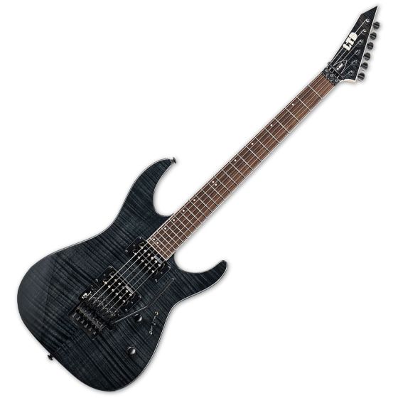 ESP LTD M-200FM Electric Guitar See Thru Black, LM200FMSTBLK