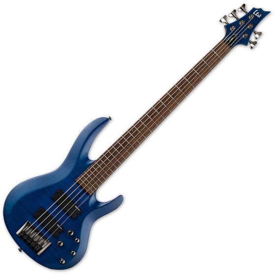ESP LTD B-205FM Electric Bass See Thru Blue, LB205FMSTB