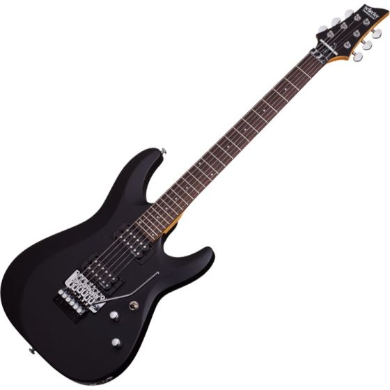 Schecter C-6 FR Deluxe Electric Guitar Satin Black, 434