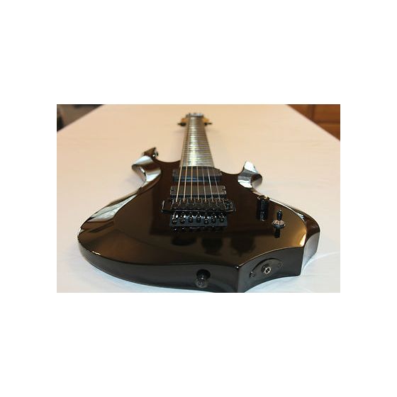 ESP LTD F-207 Bolt On Neck 7 String Sample/Prototype Black Electric Guitar