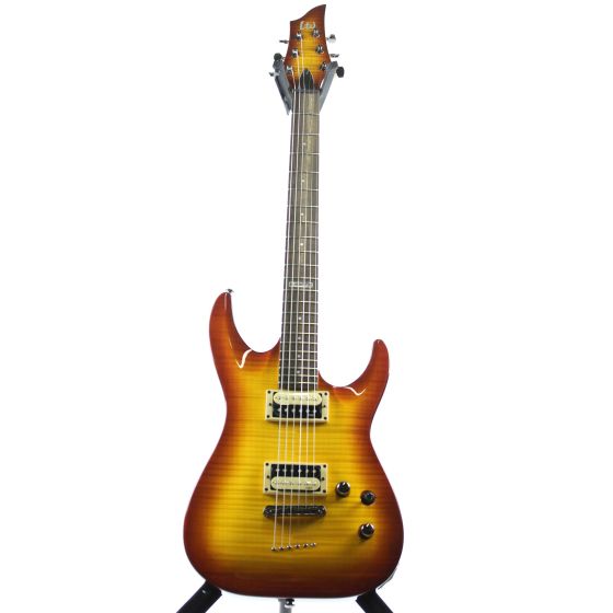 ESP LTD H-101FM Amber Sunburst Sample/Prototype Electric Guitar, LH101FMASB