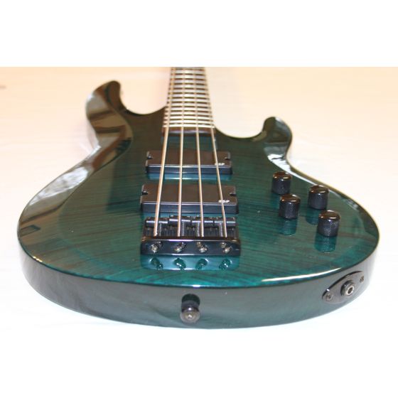 ESP LTD B-154 Rare See Thru Green Sample/Prototype Bass Guitar, LB154STB