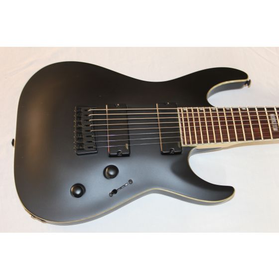ESP LTD H-338 Black Satin 8 String Sample/Prototype Electric Guitar, LH338BLKS