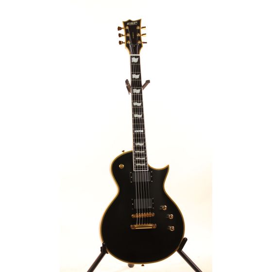 ESP Eclipse-II VB w/ Case Vintage Black Standard Series Electric Guitar, EECLSTDVB