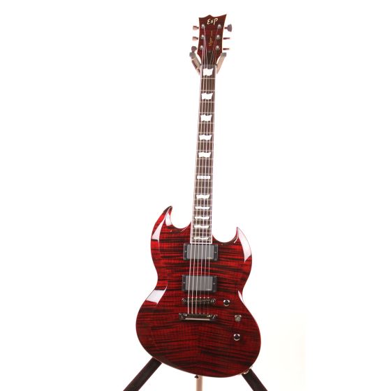 ESP Viper Custom Shop Series See Thru Black Cherry Electric Guitar, EVIPERCUSSTBC