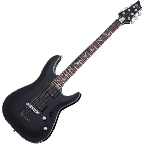 Schecter Damien Platinum-6 Electric Guitar Satin Black, 1181