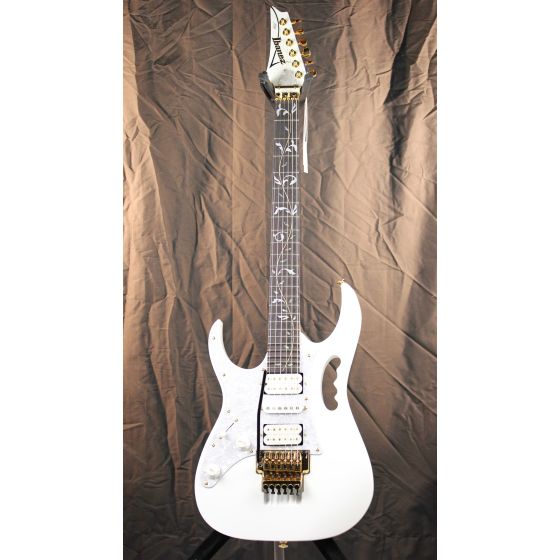 Ibanez Steve Vai JEM7V Left Handed White JEM Electric Guitar, JEM7VWHL