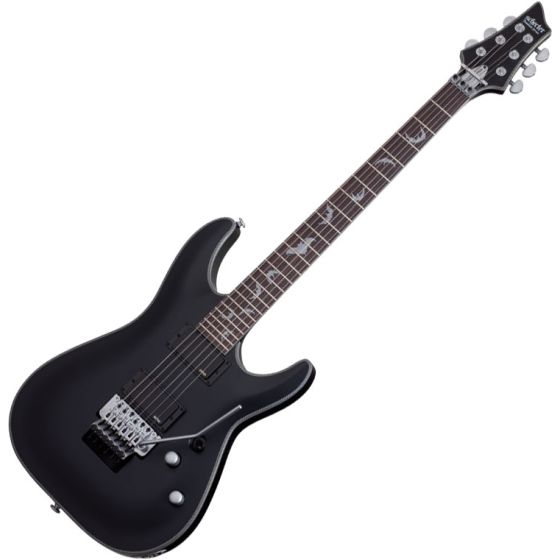 Schecter Damien Platinum-6 FR Electric Guitar Satin Black, 1183