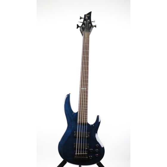 ESP LTD B-155DX See Thru Blue Sample/Prototype Bass Guitar, LB155DXSTB