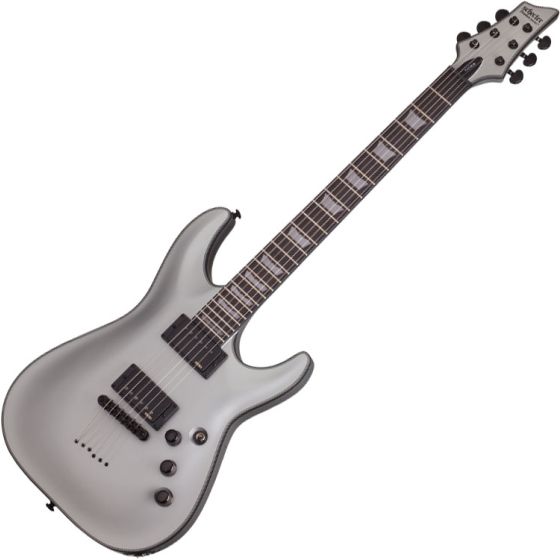 Schecter C-1 Platinum Electric Guitar Satin Silver, 811