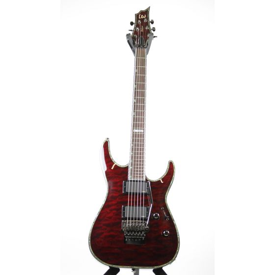 ESP LTD H-1001FR Floyd Rose See Thru Black Cherry Sample/Prototype Electric Guitar, LH1001FRSTBC
