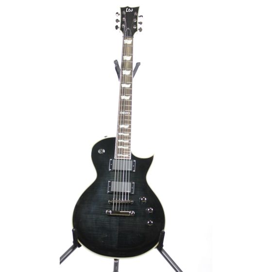 ESP LTD EC-401FM See Thru Black Sunburst Sample/Prototype Electric Guitar, LEC401FMSTBLKSB