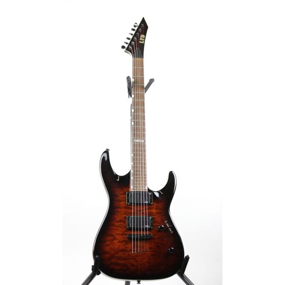 ESP LTD MH-250NT Dark Brown Sunburst Sample/Prototype Electric Guitar, LMH250NTDBSB