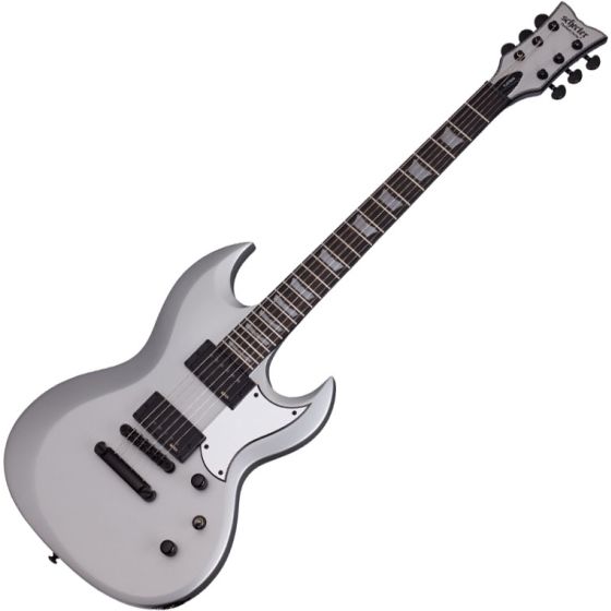 Schecter S-II Platinum Electric Guitar Satin Silver, 817