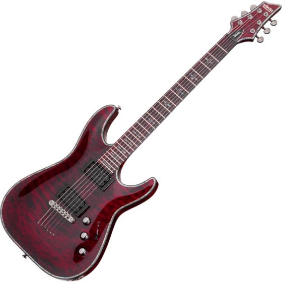 Schecter Hellraiser C-1 P Electric Guitar Black Cherry, 1939