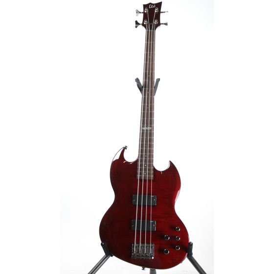 ESP LTD Viper-154DX See Thru Black Cherry Sample/Prototype Bass Guitar, LVIPER154DXSTBC