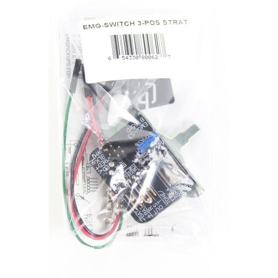 EMG 3 POS Strat Solderless Selector Switch B165, 3349.00
