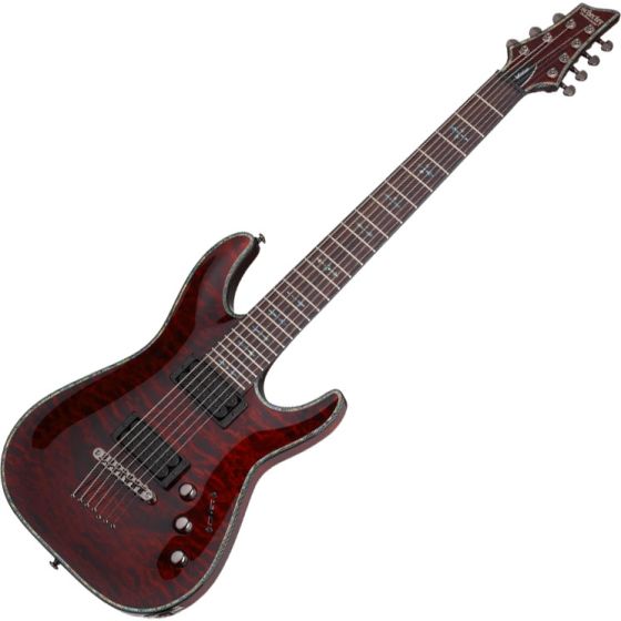 Schecter Hellraiser C-7 P Electric Guitar Black Cherry, 1943