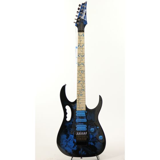 Ibanez JEM77P BFP Steve Vai Blue Floral Electric Guitar w/ Case, JEM77PBFP