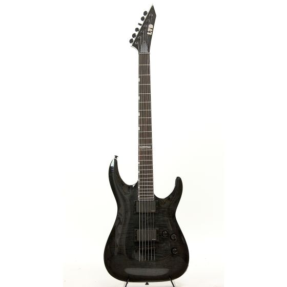 ESP LTD MH-401B FM See Thru Black Sunburst Baritone Electric Guitar, LMH401BFMSTBLKSB