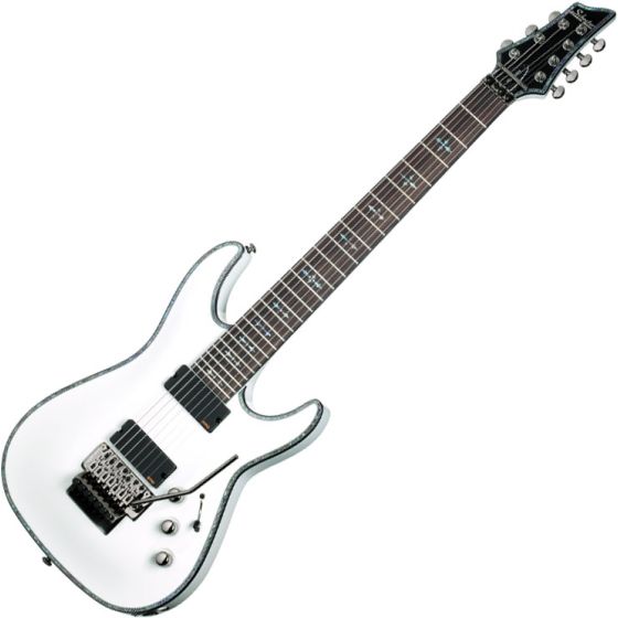 Schecter Hellraiser C-7 FR Electric Guitar Gloss White, 1811