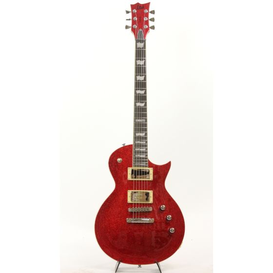 ESP LTD EC-1000 RSP Red Sparkle Electric Guitar Throwback, LXEC1000RSP