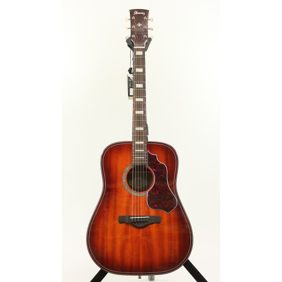 Ibanez AVD4 VMS Vintage Mahogany Sunburst High Gloss Acoustic Guitar, AVD4VMS
