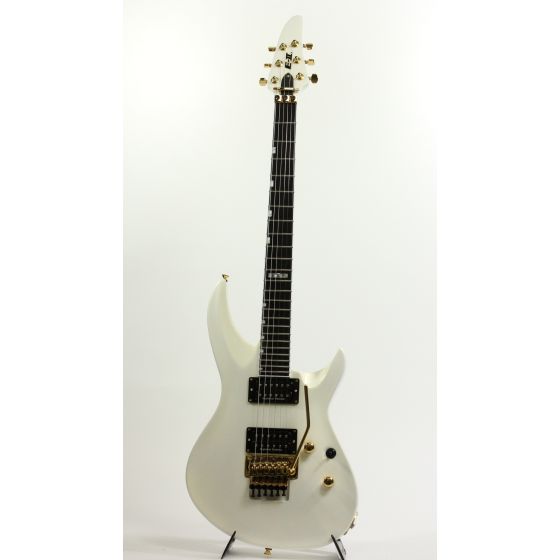 ESP E-II Horizon-III FR Pearl White (Overseas Model) w/ Case, EIIHOR3PWGO