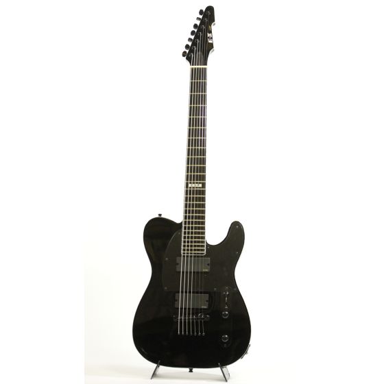 ESP E-II Standard TB-7 Barritone Tele Black Electric Guitar (Overseas Model) Rare, EIITB7BBK