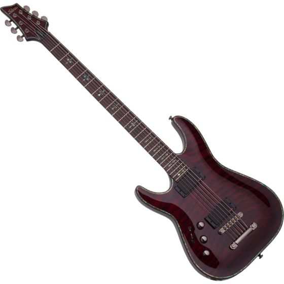 Schecter Hellraiser C-VI Left-Handed Electric Guitar Black Cherry, 185