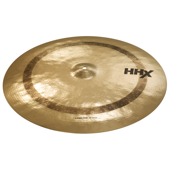 Sabian 21" HHX 3-Point Ride Brilliant Finish, 12118XBJD