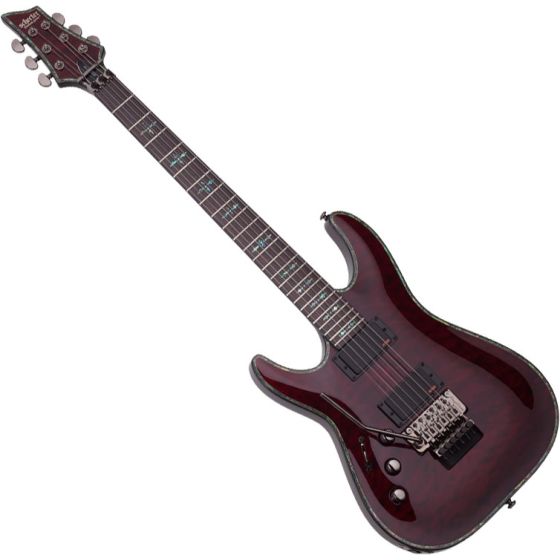 Schecter Hellraiser C-1 FR Left-Handed Electric Guitar Black Cherry, 1831