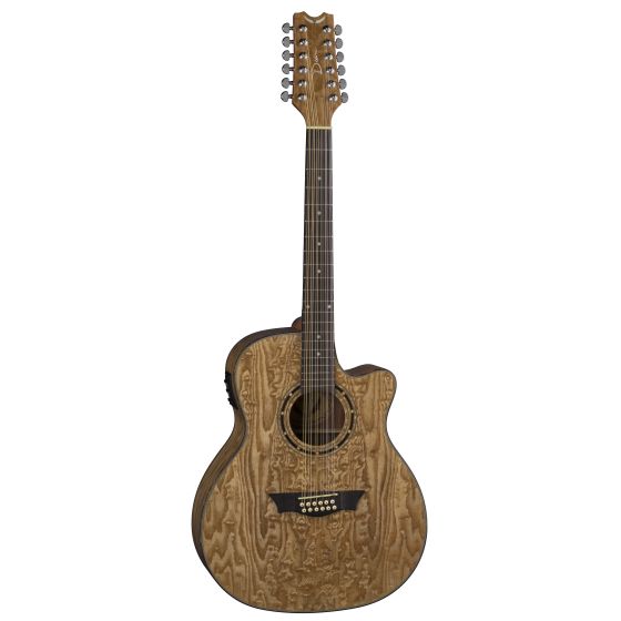 Dean Exotica Quilt Ash Acoustic Electric Guitar 12 String GN EQA12 GN, EQA12 GN