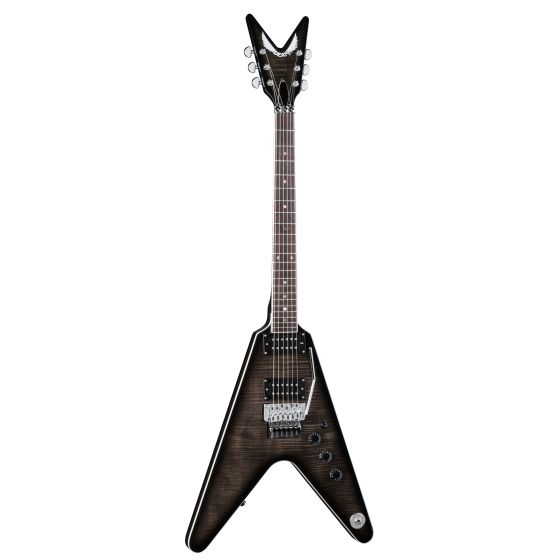 Dean V 79 Flame Top Floyd Trans Black Electric Guitar V 79 F TBK, V 79 F TBK