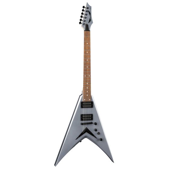 Dean V Dave Mustaine Bolt-On Metallic Silver Electric Guitar VMNTX MSL, VMNTX MSL