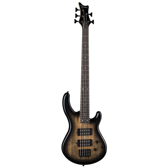 Dean Edge 2 5-String Spalted Charcoal Burst Bass Guitar E2 5 SM CHB, E2 5 SM CHB