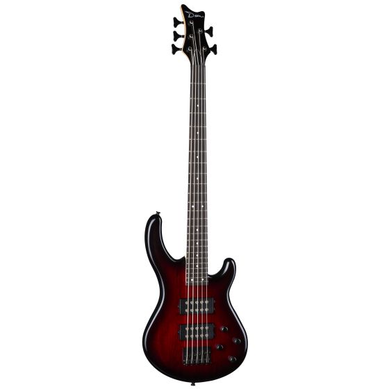 Dean Edge 2 5-String Bass Guitar Trans Red E2 5 SM TRD, E2 5 SM TRD