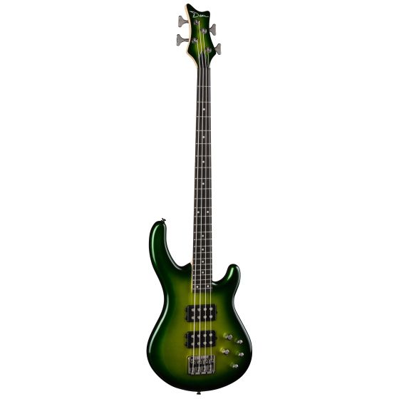 Dean Edge 3 Electric Green Metallic Burst Bass Guitar E3 EGMB, E3 EGMB