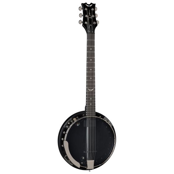 Dean Backwoods 6 Banjo w/Pickup Black Chrome BW6E BC, BW6E BC