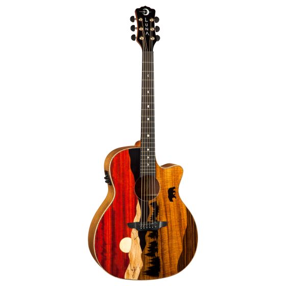Luna Vista Bear Tropical Wood Acoustic Electric Guitar VISTA BEAR, VISTA BEAR