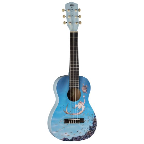 Luna Aurora 1/2 Nylon Acoustic Guitar Mermaid AR2 NYL MERMAID, AR2 NYL MERMAID
