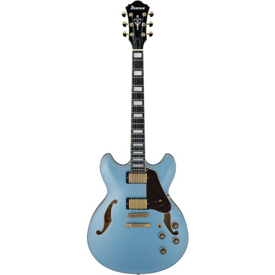 Ibanez AS Artcore Expressionist AS83 STE Steel Blue Hollow Body Electric Guitar, AS83STE