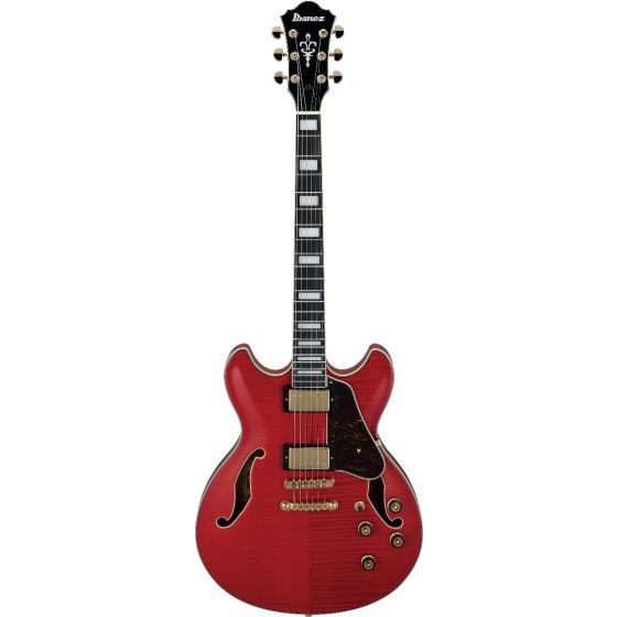 Ibanez AS Artcore Expressionist AS93FM TCD Transparent Cherry Red Hollow Body Electric Guitar, AS93FMTCD