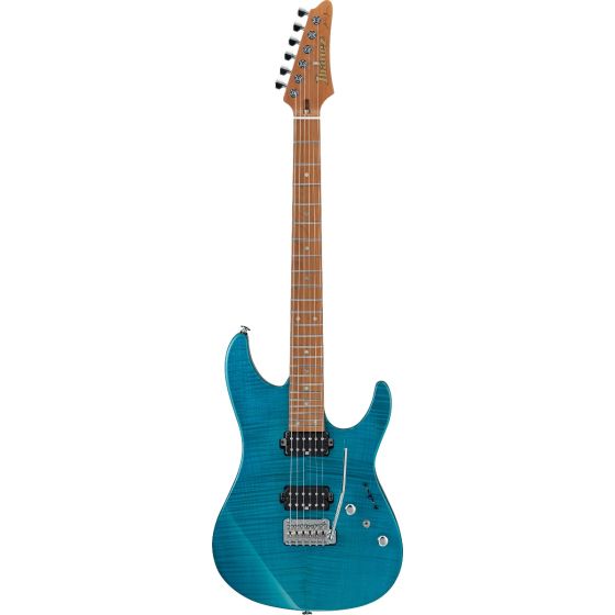 Ibanez Martin Miller Signature Transparent Aqua Blue MM1 TAB Electric Guitar w/Case, MM1TAB