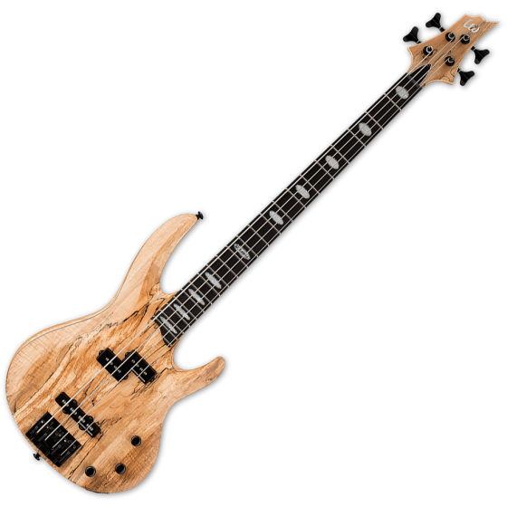 ESP LTD RB-1004SM Solid Spalted Maple Top Electric Bass Natural Satin B Stock, LRB1004SMNS