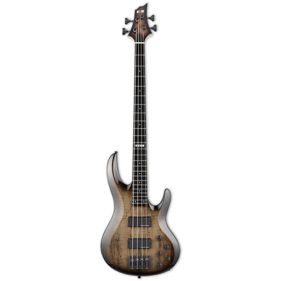 ESP E-II BTL-4 String Bass Guitar in Black Natural Burst, E-II BTL-4