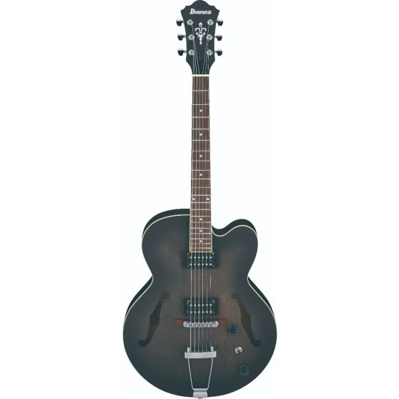 Ibanez AF55 TKF AF Artcore 6 String Transparent Black Flat Hollow Body Electric Guitar, AF55TKF