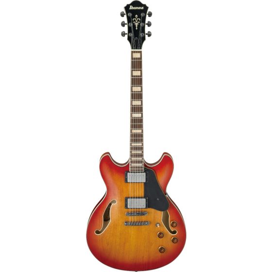 Ibanez ASV73 VAL ASV Artcore Vintage Amber Burst Low Gloss Hollow Semi-Body Electric Guitar, ASV73VAL