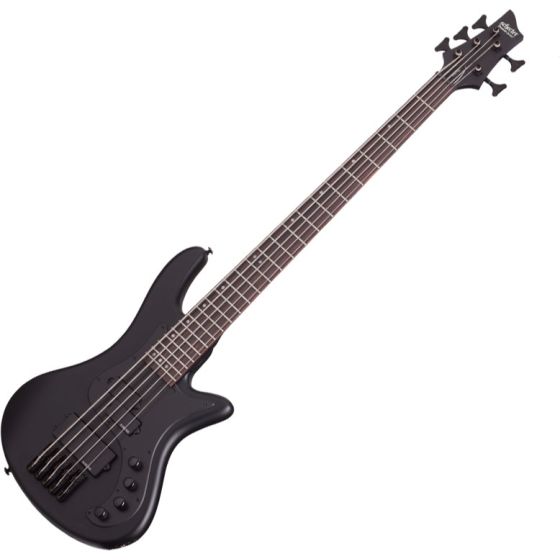 Schecter Stiletto Stealth-5 Electric Bass Satin Black, 2523