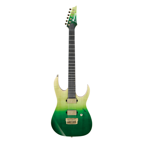 Ibanez Luke Hoskin Signature LHM1 TGG Transparent Green Gradation Electric Guitar w/Bag, LHM1TGG